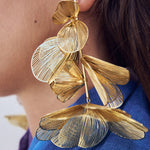 Load image into Gallery viewer, Diana Vintage Gold Rush Earrings
