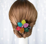 Load image into Gallery viewer, Inaaya Multi Rhinestones Hair Clip