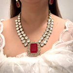 Load image into Gallery viewer, Kiara Royal Rani Haar Jewellery Set
