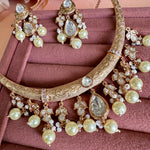 Load image into Gallery viewer, Shanaya Antique Mossionite Pearl Set