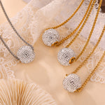 Load image into Gallery viewer, Akarshika 18k Gold Plated Zircon Ball Chain