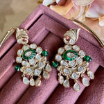 Load image into Gallery viewer, Ava Royal Doublet Kundan Hasli Set