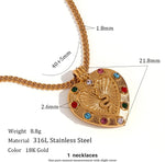 Load image into Gallery viewer, Kiana Heart Waterproof Chain
