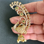 Load image into Gallery viewer, Peacock Statement Earcuff Earrings