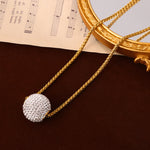 Load image into Gallery viewer, Akarshika 18k Gold Plated Zircon Ball Chain