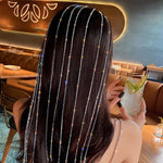 Load image into Gallery viewer, Black Gold Rhinestones Hairband