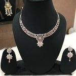 Load image into Gallery viewer, Urvi Rosegold Ad Jewellery Set