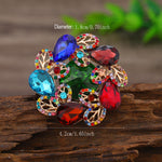 Load image into Gallery viewer, Anayra Gold Plated Adjustable Statement Ring