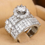 Load image into Gallery viewer, Flora Royal Ad Stone Double Ring