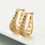 Load image into Gallery viewer, Gold kelly Earrings