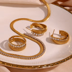 Load image into Gallery viewer, Adah 18k Gold Plated Waterproof Jewellery Set