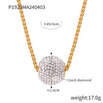 Load image into Gallery viewer, Akarshika 18k Gold Plated Zircon Ball Chain