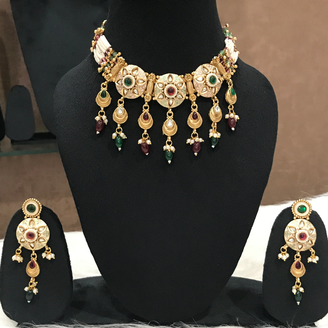 Kavya Rajwadi Jewellery Set
