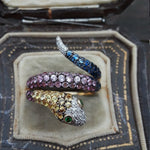 Load image into Gallery viewer, Russel Multicolor Snake Ring