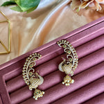 Load image into Gallery viewer, Peacock Statement Earcuff Earrings
