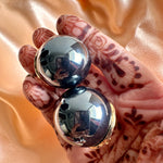 Load image into Gallery viewer, Black Luxury Pearl Ball Earrings