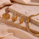 Load image into Gallery viewer, Adah 18k Gold Plated Waterproof Jewellery Set