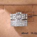 Load image into Gallery viewer, Flora Royal Ad Stone Double Ring