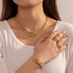 Load image into Gallery viewer, Trendy Knot Waterproof Statement Chain