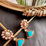 Load image into Gallery viewer, Trisha kundan Earrings