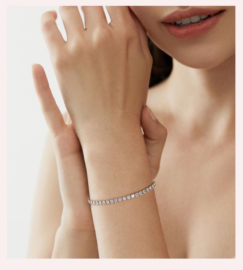 Silver Bling Waterproof Bracelet