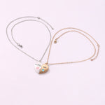 Load image into Gallery viewer, Mother Son Eternal Bond Magnetic Heart Shape Pendant Chain