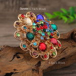 Load image into Gallery viewer, Anna Big Gold Plated Adjustable Statement Ring