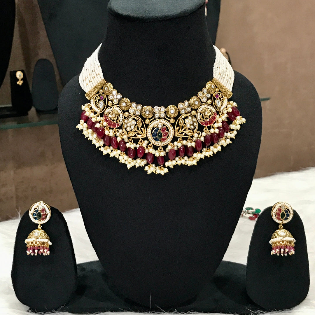 Nova Rajwadi Jewellery Set