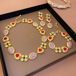 Load image into Gallery viewer, Elizabeth Statement jewellery Set