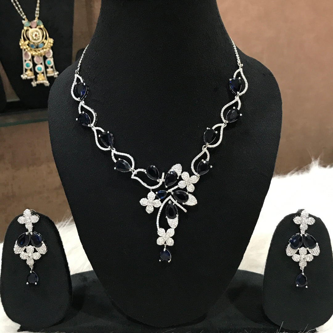 Bani Blue Ad Jewellery Set