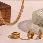 Load image into Gallery viewer, Adah 18k Gold Plated Waterproof Jewellery Set