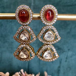 Load image into Gallery viewer, Niyati 3 Layer Mossionite Charms Necklace Set