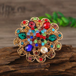 Load image into Gallery viewer, Anna Big Gold Plated Adjustable Statement Ring