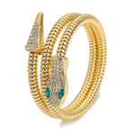 Load image into Gallery viewer, Jade Snake Zircon Necklace Bracelet Combo