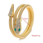 Load image into Gallery viewer, Jade Snake Zircon Necklace Bracelet Combo