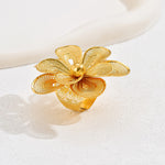 Load image into Gallery viewer, Golden Majesty Big Gold Plated Adjustable Statement Ring