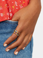 Load image into Gallery viewer, Jessal Multi Ad Stone Ring