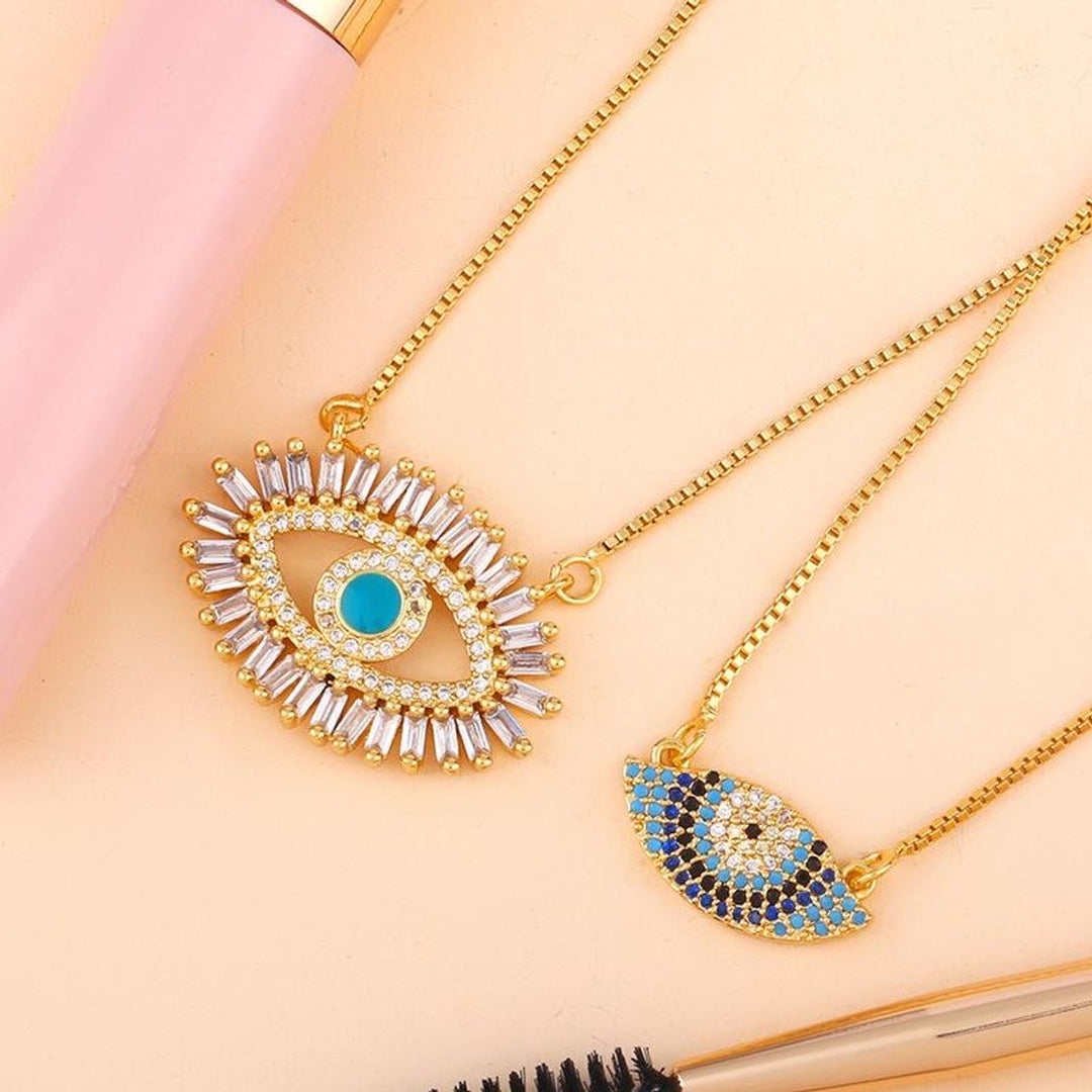 Daisy Evil Eye Chain