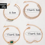 Load image into Gallery viewer, Rihana 4 piece Bracelet Stack
