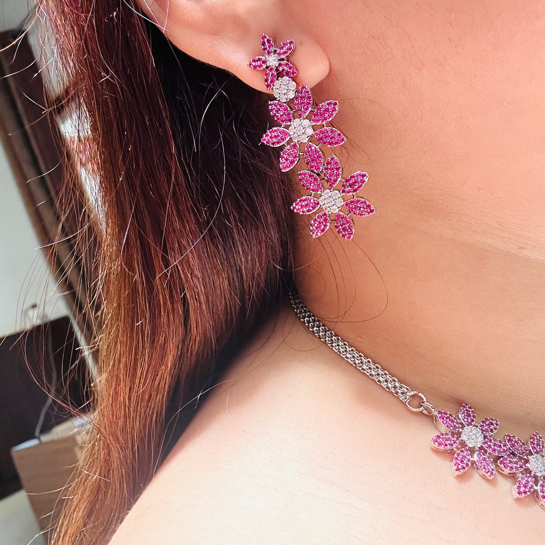 Tanvi Floral Jewellery Set
