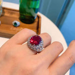 Load image into Gallery viewer, Diva Zircon Adjustable Ring
