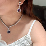 Load image into Gallery viewer, Netra Diamond look Jewellery Set
