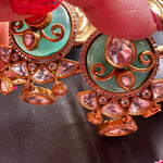 Load image into Gallery viewer, Meera Kundan Earrings
