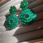 Load image into Gallery viewer, Sarah Green Earrings
