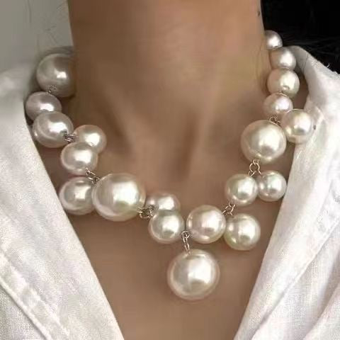 Reva Classic Pearl Statement Necklace