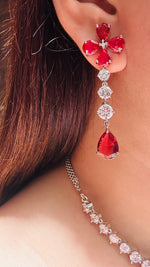 Load image into Gallery viewer, Kaavi Diamond look Ad Jewellery Set
