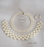 Load image into Gallery viewer, Diva Pearl Statement jewellery Set
