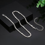 Load image into Gallery viewer, Silver Plated Tennis Chain
