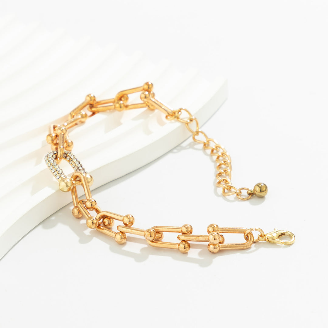 Andra Gold Plated Chain Bracelet