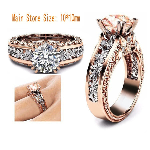 Tara Retro Rosegold Ring